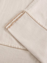 White Stuff Natural Bailey Straight Turn Up Jeans - Image 7 of 7