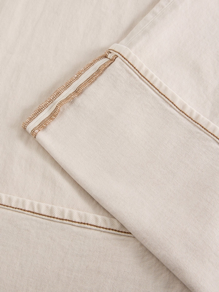 White Stuff Natural Bailey Straight Turn Up Jeans - Image 7 of 7