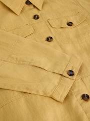 White Stuff Yellow Camille Linen Jacket - Image 6 of 6