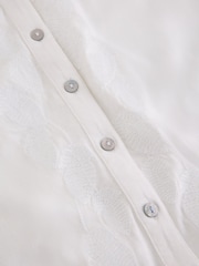 White Stuff White Amy Emb Sleeveless Shirt - Image 6 of 6