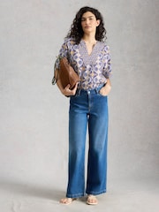 White Stuff Ash Lin Blend Topp - Bilde 2 av 6