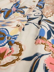 White Stuff White Kate Button Through Midi Dress - Image 6 of 6