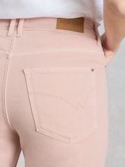 White Stuff Pink Blake Straight Crop Jeans - Image 4 of 6