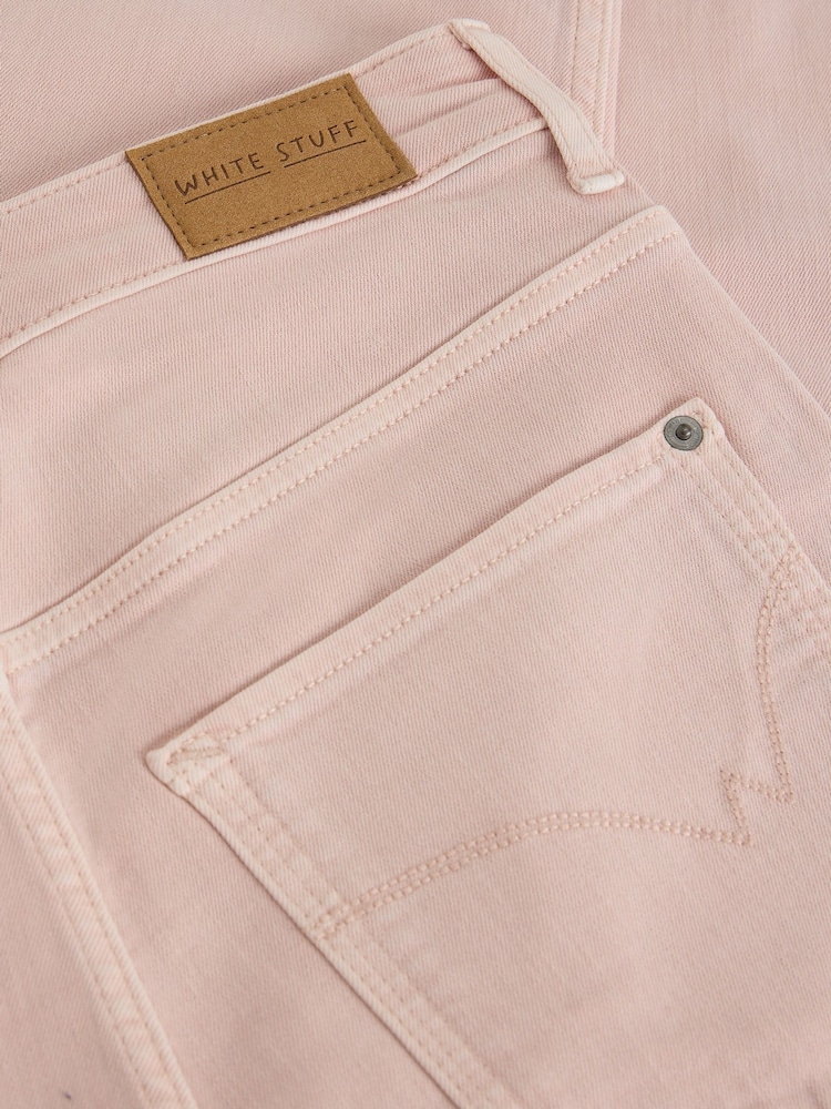 White Stuff Pink Blake Straight Crop Jeans - Image 6 of 6 White Stuff Pink Blake Straight Crop Jeans - Image 6 of 6