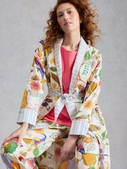 White Stuff White Nina Lightweight Robe - Image 3 of 6