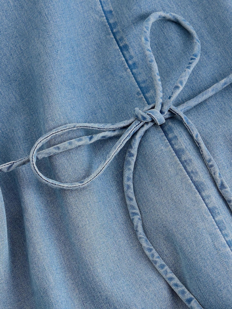 White Stuff Blue Poppy Palazzo Jumpsuit - Image 6 of 6