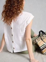 White Stuff White Penelope T-Shirt - Image 3 of 6