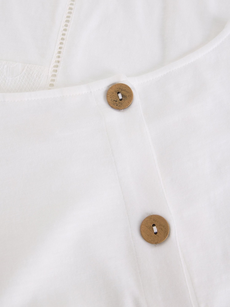 White Stuff White Penelope T-Shirt - Image 6 of 6