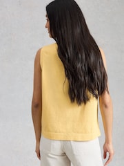 White Stuff Yellow Simone Tank - Image 2 of 6