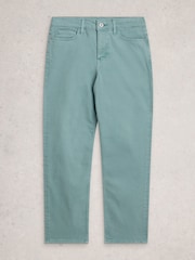 White Stuff Green Blake Straight Crop Jeans - Image 5 of 6