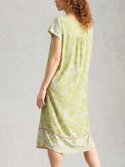 White Stuff Green Evane Jersey Midi Nightie - Image 2 of 6