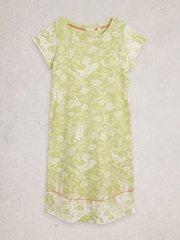 White Stuff Green Evane Jersey Midi Nightie - Image 5 of 6