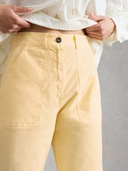 White Stuff Yellow Twister Chino Trousers - Image 4 of 4