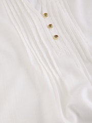 White Stuff White Poppy Linen Blend Top - Image 6 of 6