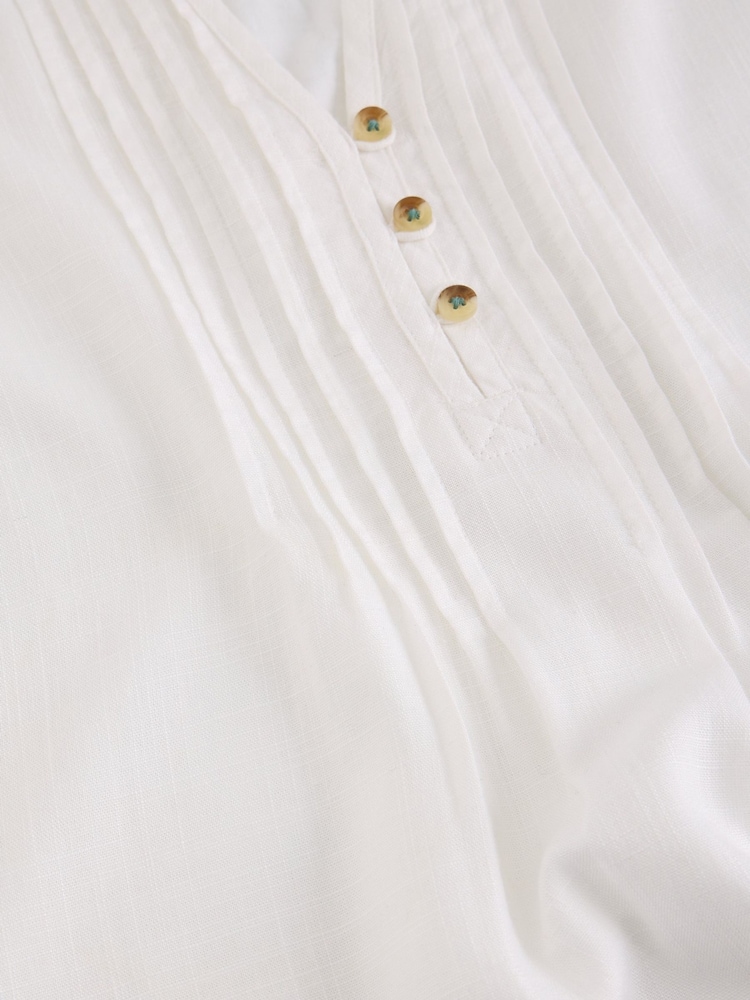 White Stuff White Poppy Linen Blend Top - Image 6 of 6 White Stuff White Poppy Linen Blend Top - Image 6 of 6