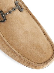 لون طبيعي - Dune London Brackon Wide fit Moccasins - صورة 5 من 5