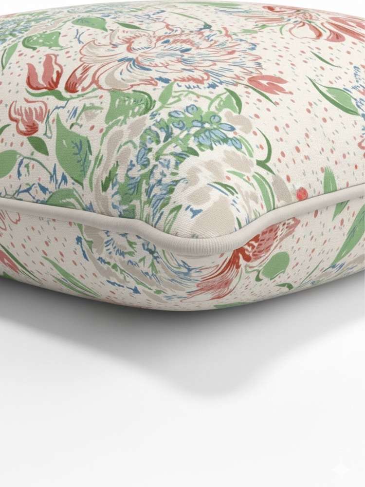 Laura Ashley Cream Lilith Indoor and Outdoor Scatter Cushion - Image 5 of 5