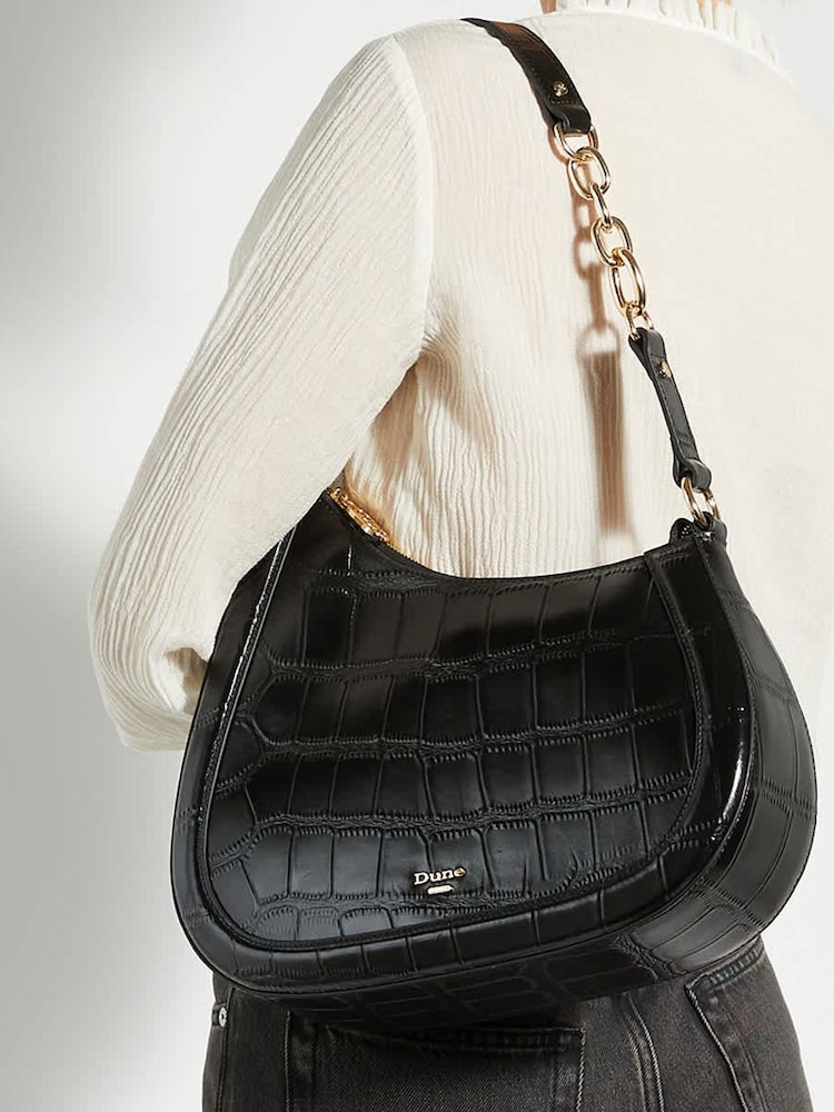 Dune London Black Directional Shoulder Bag - Image 5 of 5 Dune London Black Directional Shoulder Bag - Image 5 of 5