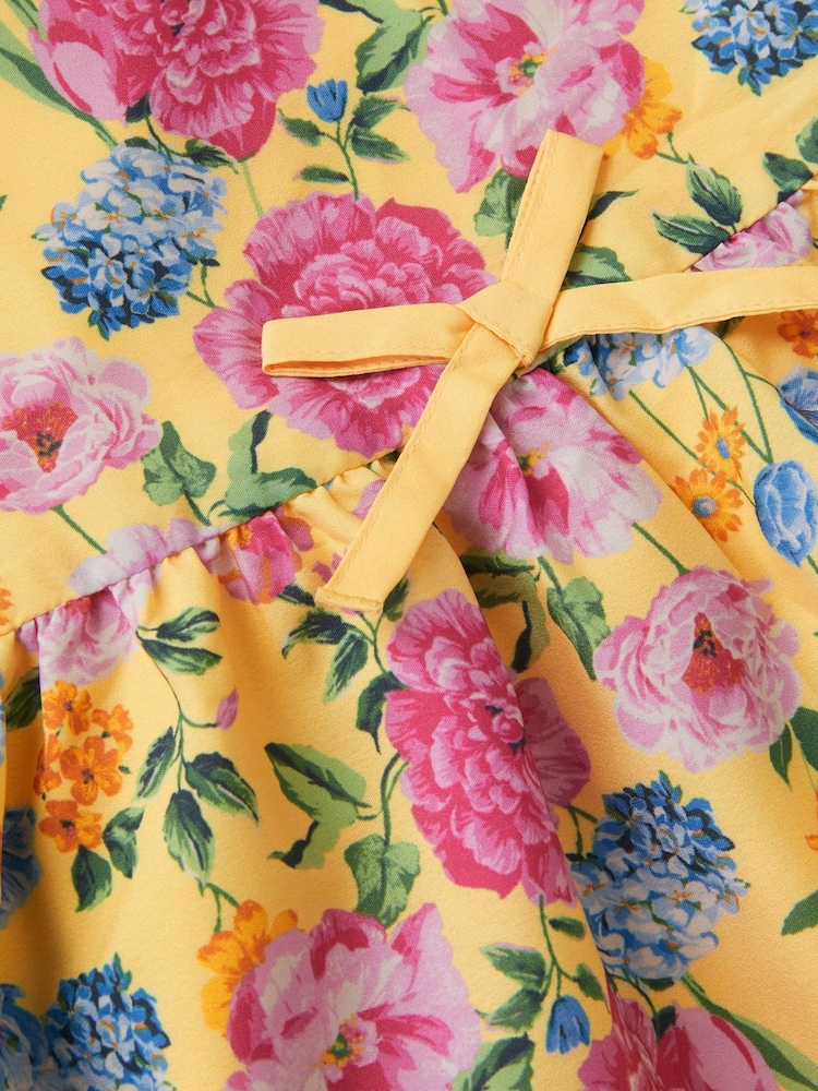 Monsoon Floral Puff Sleeve Dress - صورة 3 من 3