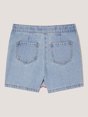 Monsoon Blue Rhinestone Scallop Denim Skort - Image 2 of 3