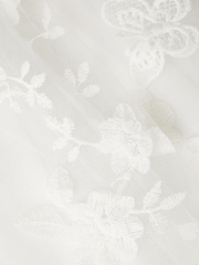 Monsoon Cream Baby Beatrice Floral Embroidered Tulle Dress - Image 3 of 3