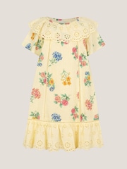 Monsoon Sasha Floral Broderie Dress - صورة 1 من 3