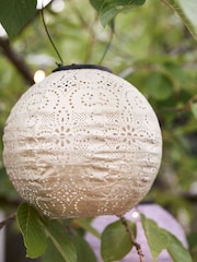 Lights4fun Set of 3 Multi Pastel Tyvek Lanterns - Image 5 of 6