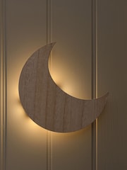 Lights4fun Natural Moon Wall Light - Image 2 of 6