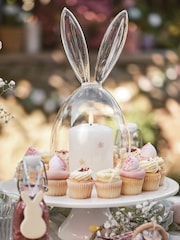 Lights4fun Clear Glass Bunny Dome Unlit - Image 2 of 3