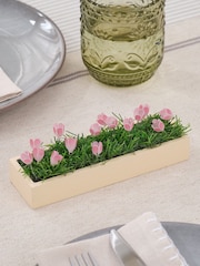 Lights4fun Green Pink LED Spring Table Top Decoration - Image 2 of 2