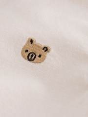 Ecru Character Short Sleeve Oxford Shirt (3mths-7yrs) - Image 4 of 4