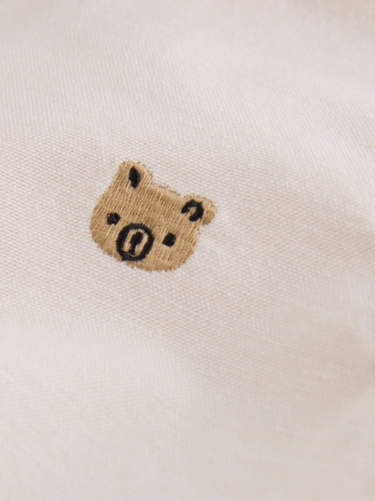 Ecru Character Short Sleeve Oxford Shirt (3mths-7yrs) - Image 4 of 4 Ecru Character Short Sleeve Oxford Shirt (3mths-7yrs) - Image 4 of 4