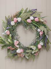 Lights4fun Tulip Wreath - Image 2 of 4