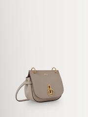 Mulberry Cashmere Taupe Small Amberley Satchel Classic Grain Bag - Image 4 of 6