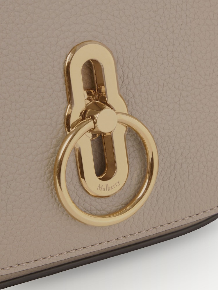 Mulberry Cashmere Taupe Small Amberley Satchel Classic Grain Bag - Image 6 of 6 Mulberry Cashmere Taupe Small Amberley Satchel Classic Grain Bag - Image 6 of 6