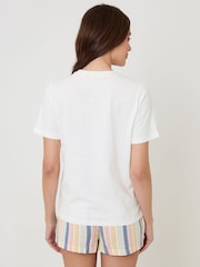 Threadbare Lemonade Graphic Print Short Cotton Pyjama Set - صورة 2 من 5