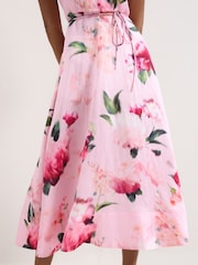 Phase Eight Pink Bethany Midi Dress - Image 5 of 7
