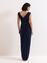 Phase Eight Navy Blue Donna Dress - Image 2 of 7