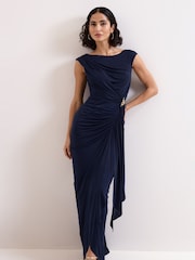 Phase Eight Navy Blue Donna Dress - Image 3 of 7