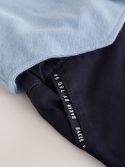Baker by Ted Baker Blue Smart Mockable Waistcoat - Image 6 of 7