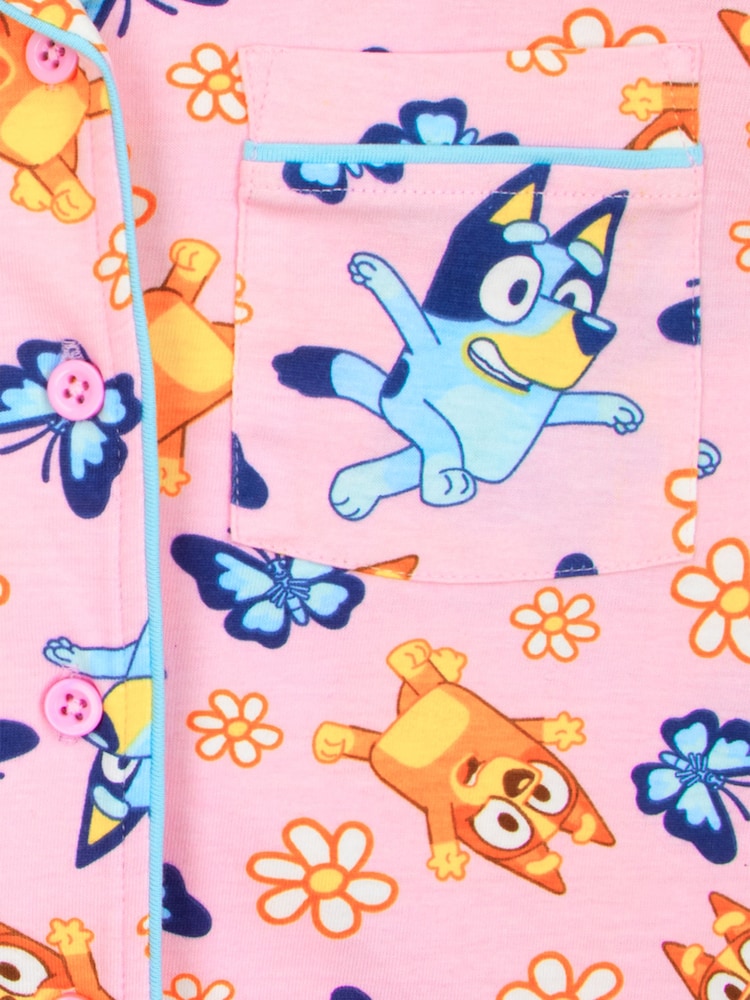 Character Pink Button Up Pyjamas - Image 8 of 8