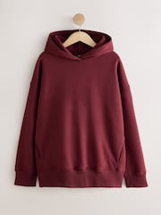 Bordowy - Pullover Sports Hoodie - Obraz 7 z 9