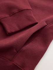 Bordowy - Pullover Sports Hoodie - Obraz 9 z 9