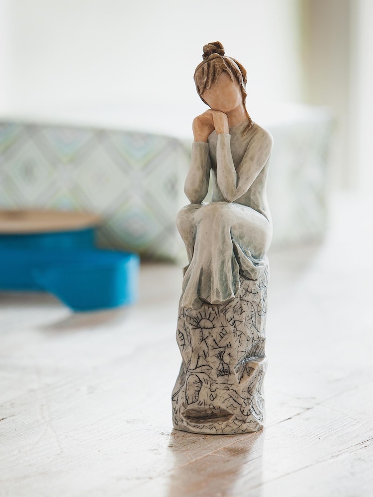 Willow Tree Off White Patience Figurine - Image 1 of 3 Willow Tree Off White Patience Figurine - Image 1 of 3