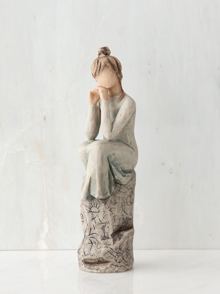 Willow Tree Off White Patience Figurine - Image 2 of 3 Willow Tree Off White Patience Figurine - Image 2 of 3