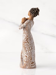 Willow Tree Off White Music Speaks Darker Skin Figurine - Image 3 of 6