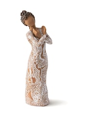 Willow Tree Off White Music Speaks Darker Skin Figurine - Image 5 of 6