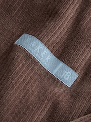Baker by Ted Baker Brown 3 Piece Cord Jacket Blue T-Shirt and Joggers Set - Image 16 of 17