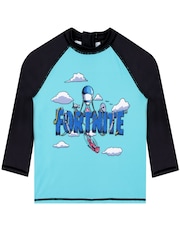 Character Fortnite Long Sleeve Rash Guard And Swim Shorts Set - Bild 8 von 11