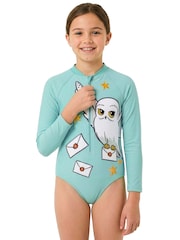 Character Blue Harry Potter Long Sleeve Hedwig Swimsuit - Image 5 of 12